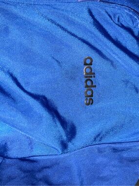 adidas Men’s Royal Blue & Black Zip-Up Track Jacket